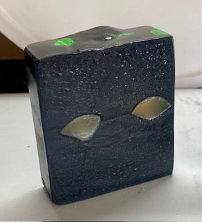 Phantom Glow-Black Coconut Charcoal Vegan Soap with Glow in the Dark Eyes