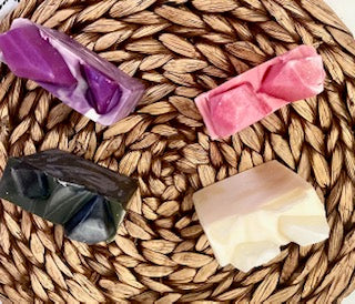 Handmade Artisan Crystal Soap / Black Tourmaline / Amethyst / Rose Quartz / Clear Quartz