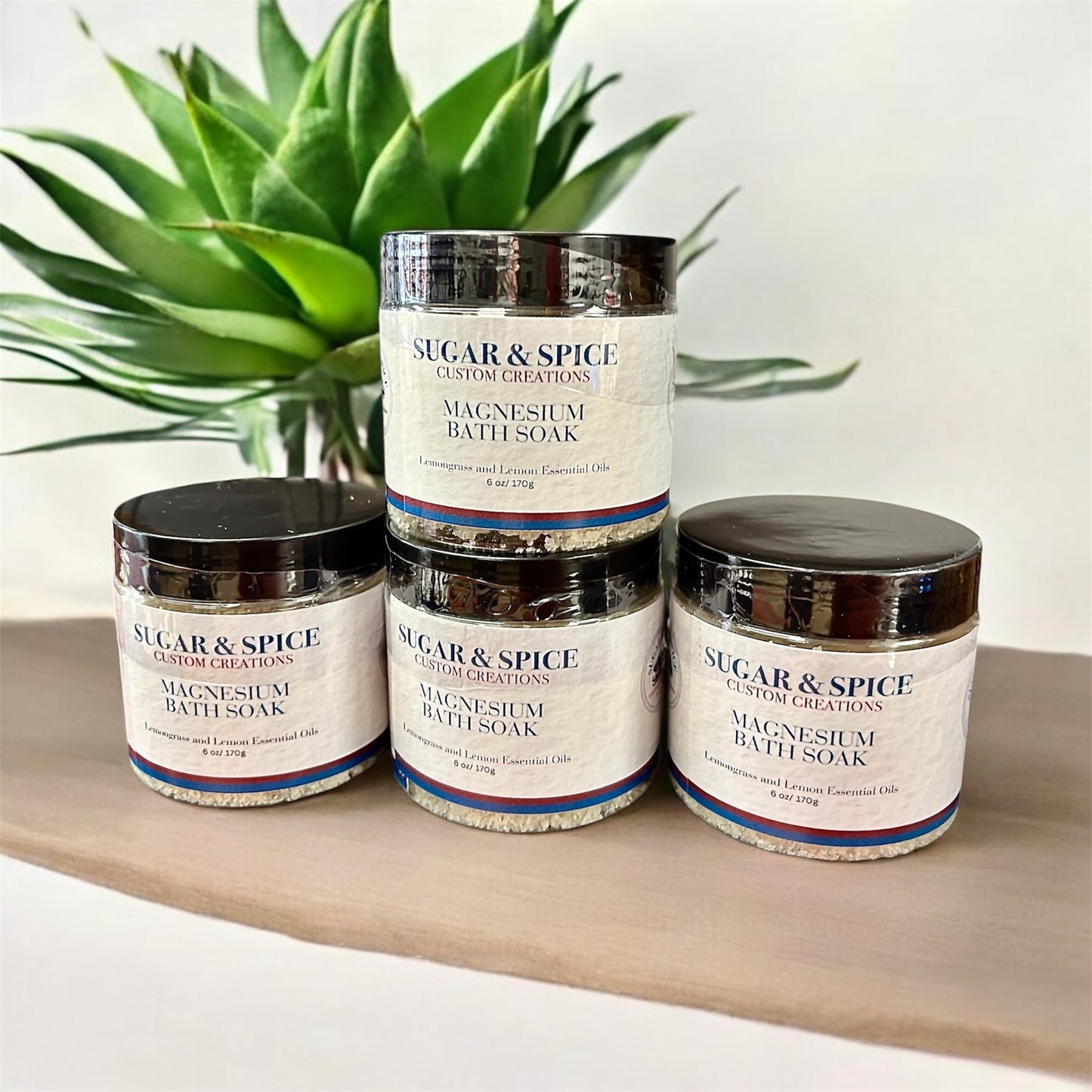 Magnesium Bath Soak – Lemongrass & Lemon Essential Oils