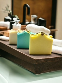 Jasmine, Chamomile, Flower Shop Handmade Vegan Soap with Dried Florals