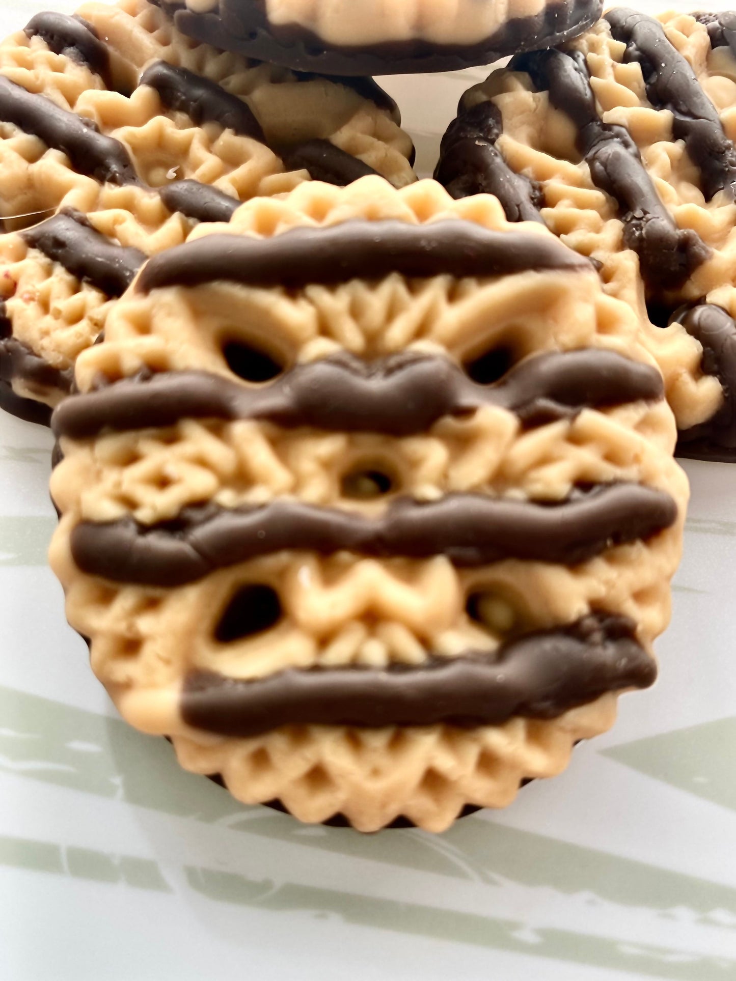 Striped Chocolate or Mint Chocolate Cookie Wax Melts