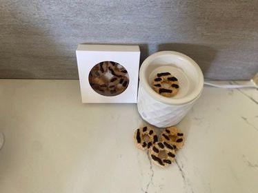 Coconut Caramel Striped Cookie Wax Melts