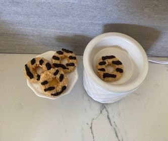 Coconut Caramel Striped Cookie Wax Melts