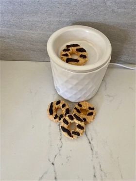 Coconut Caramel Striped Cookie Wax Melts