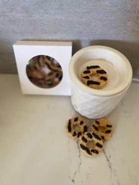 Coconut Caramel Striped Cookie Wax Melts