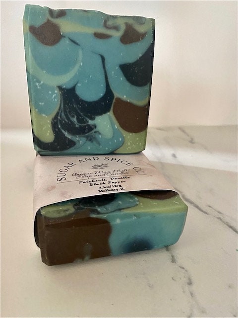 Camouflage Artisan Soap / Mens Soap / Cold processed Soap