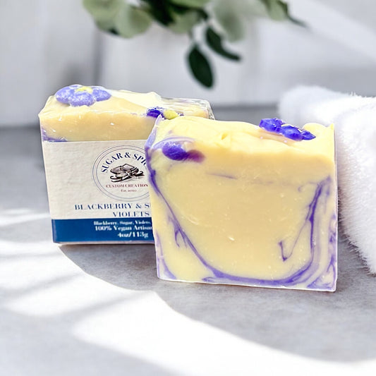 Blackberry & Sugared Violets Soap
