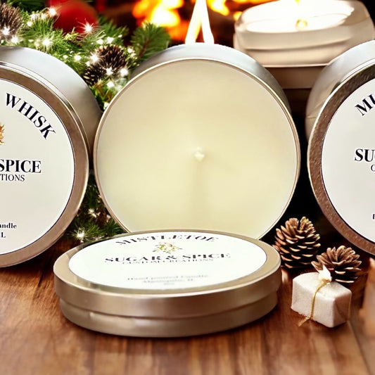 Holiday Gold Candle Tins - 8 oz