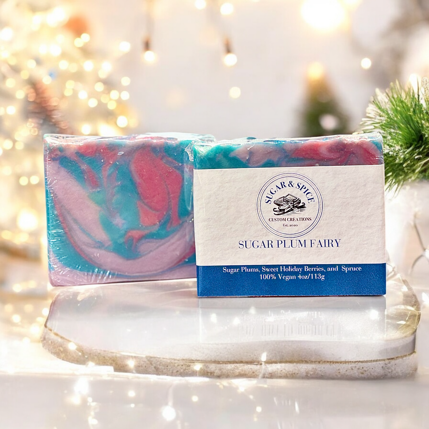 Sugar Plum Fairy Artisan Bar Soap - Vegan