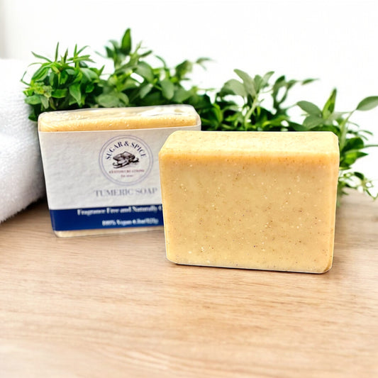 Turmeric Soap – Fragrance-Free & Naturally Colored Vegan