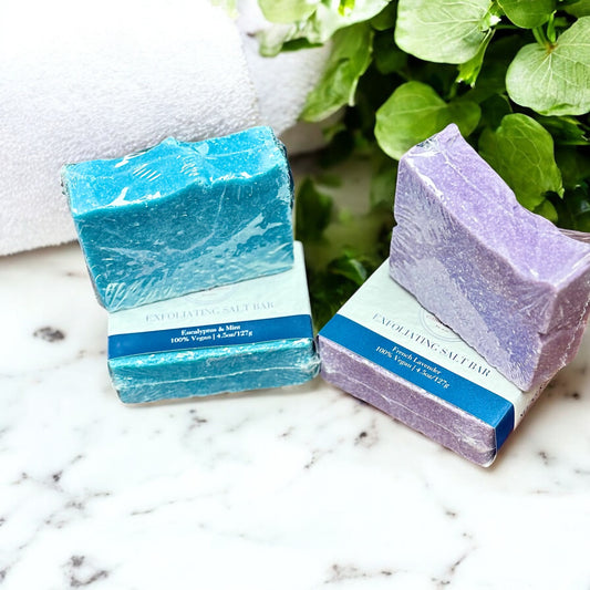French Lavender & Blue Sage Vegan Salt Soaps