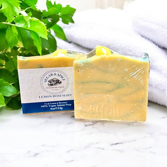 Lemon Rosemary Artisan Soap