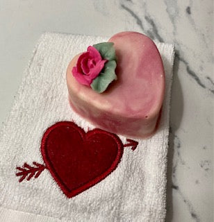 Rose Heart Artisan Soap