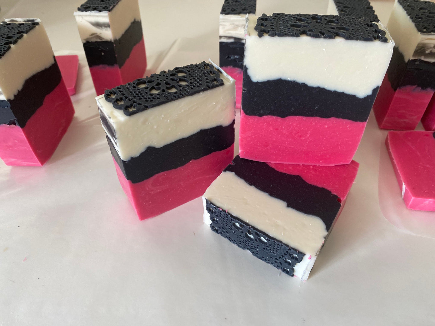 Lacy Rosewood Mother’s Day Handmade Soap Bars