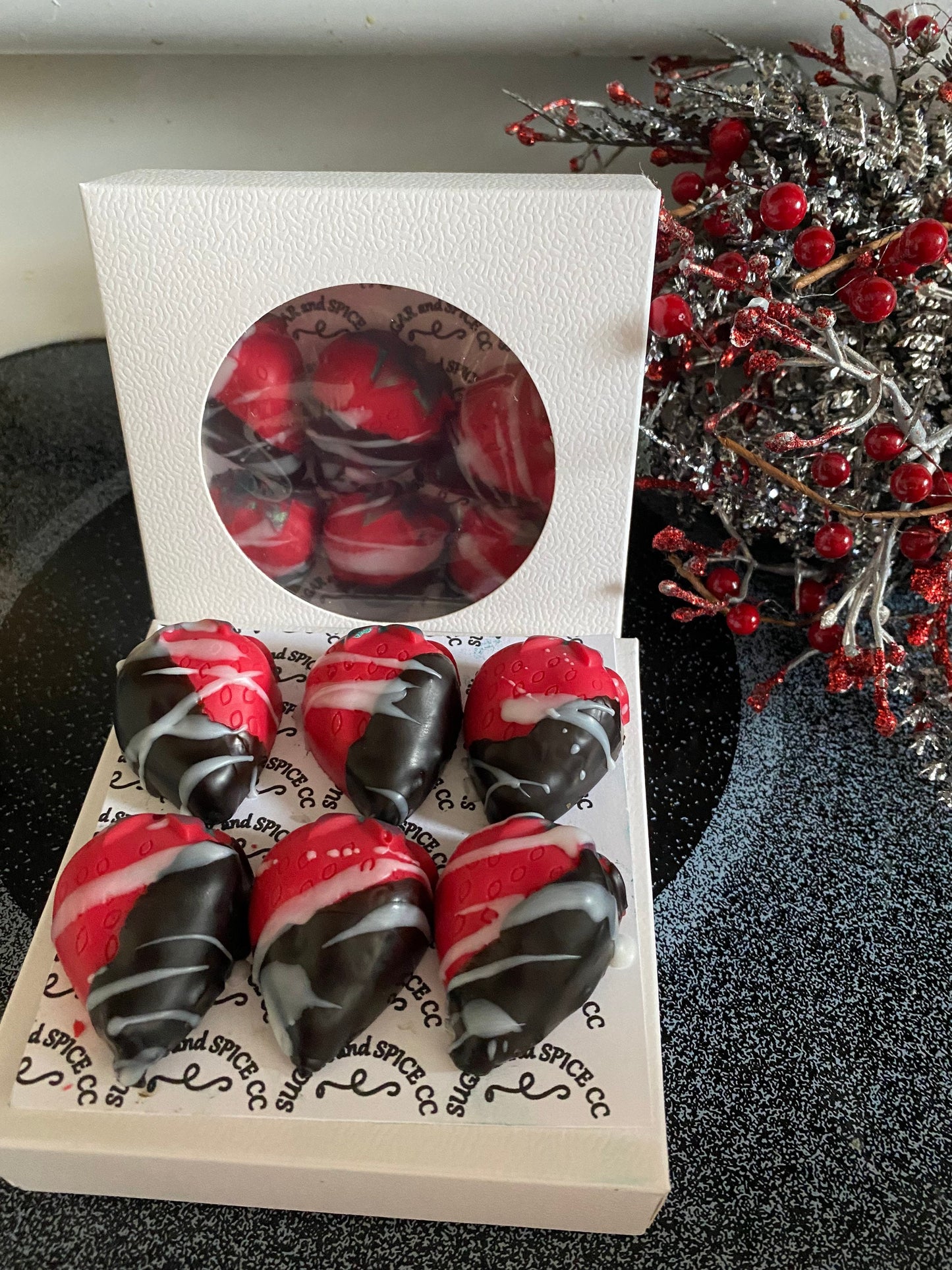 Chocolate Covered Strawberry Wax Melts / Strawberry Wax Melts / Food Wax Melts / Candle Embeds